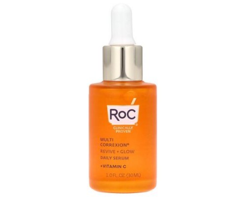 RoC, Multi Correxion, Revive + Glow, Daily Serum + Vitamin C, 1 fl oz (30 ml)
