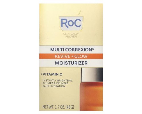 RoC, Multi Correxion, Revive + Glow, Moisturizer + Vitamin C, 1.7 oz (48 g) RoC, Multi Correxion, Revive + Glow, Moisturizer + Vitamin C, 1.7 oz (48 g)