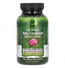 Irwin Naturals, Love My Legs, Vein + Circulation, 60 Liquid Soft-Gels