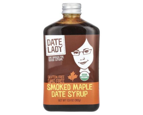 Date Lady, Smoked Maple Date Syrup, 12.8 oz (362 g) (Discontinued Item)