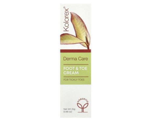 Kolorex, Derma Care, Foot & Toe Cream, 0.88 oz (25 g) Kolorex, Derma Care, Foot & Toe Cream, 0.88 oz (25 g)