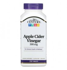 21st Century, Apple Cider Vinegar, 300 mg, 250 Tablets