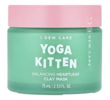 I Dew Care, Yoga Kitten, Balancing Heartleaf Clay Beauty Mask,  2.53 fl oz (75 ml)