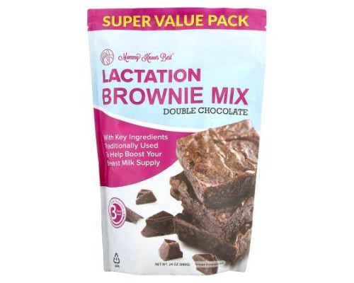 Mommy Knows Best, Lactation Brownie Mix, Double Chocolate, 24 oz (680 g) Mommy Knows Best, Lactation Brownie Mix, Double Chocolate, 24 oz (680 g)