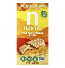 Nairn's, Oat Grahams, Ginger, 4 Packs, 5.64 oz (160 g)