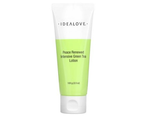 Idealove, Peace Renewed, Intensive Green Tea Lotion, 3.5 oz (100 g) Idealove, Peace Renewed, Intensive Green Tea Lotion, 3.5 oz (100 g)