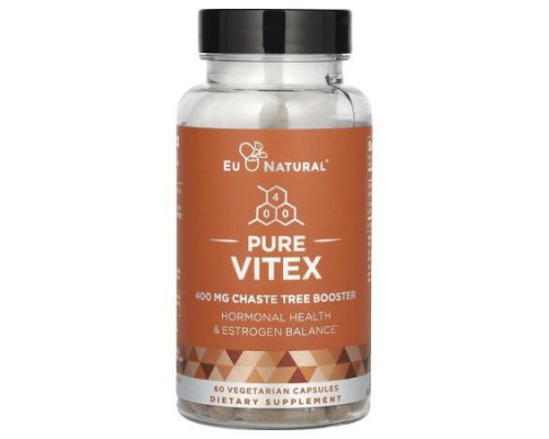 Eu Natural, Pure Vitex, 60 Vegetarian Capsules (400 mg per Capsule)