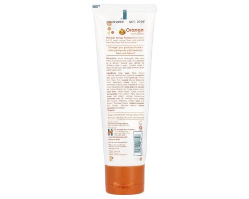 Himalaya, Kids, Orange Toothpaste, 4.0 oz ( 113 g) Himalaya, Kids, Orange Toothpaste, 4.0 oz ( 113 g)