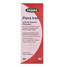 Flora, Iron with B-Vitamin Complex, 7.7 fl oz (228 ml)