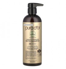 Pura D'or, Clinically Formulated Biotin Shampoo, All Hair Types, 16 fl oz (473 ml)
