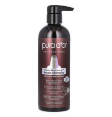 Pura D'or, Professional, ColorHarmony Purple Shampoo, 16 fl oz (473 ml)