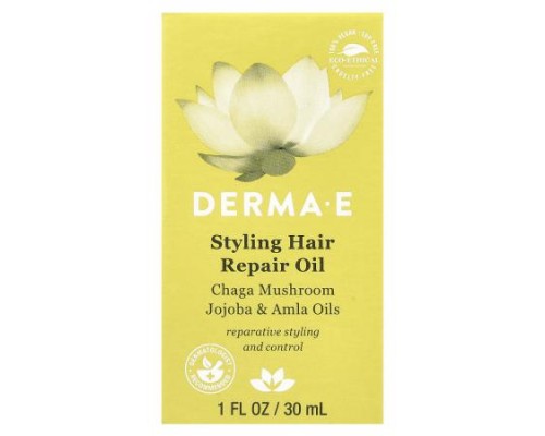 DERMA E, Styling Hair Repair Oil, 1 fl oz (30 ml) DERMA E, Styling Hair Repair Oil, 1 fl oz (30 ml)