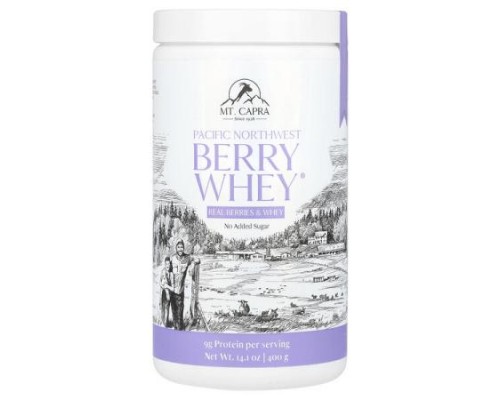 Mt. Capra, Pacific Northwest Berry Whey, 14.1 oz (400 g) Mt. Capra, Pacific Northwest Berry Whey, 14.1 oz (400 g)