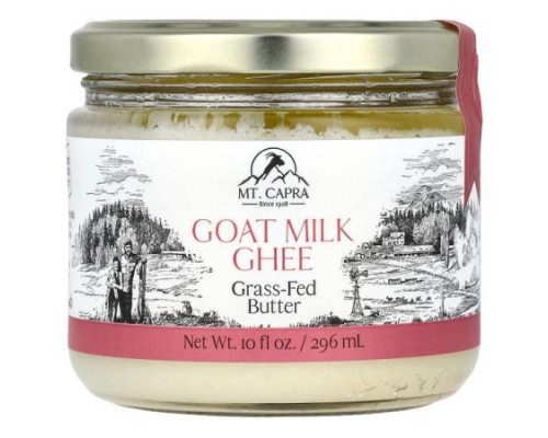 Mt. Capra, Goat Milk Ghee, 10 fl oz (296 ml) Mt. Capra, Goat Milk Ghee, 10 fl oz (296 ml)