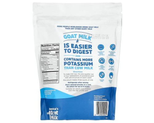 Meyenberg Goat Milk, Nonfat Powdered Goat Milk, 12 oz (340 g) Meyenberg Goat Milk, Nonfat Powdered Goat Milk, 12 oz (340 g)