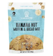 Lakanto, Banana Nut Muffin & Bread Mix, 6.77 oz (192 g)