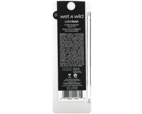 wet n wild, Color Icon, 5-Pan Shadow Palette, 1114071 Camo-flaunt, 0.21 oz (6 g)