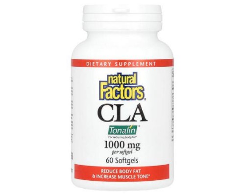 Natural Factors, CLA, 1,000 mg, 60 Softgels
