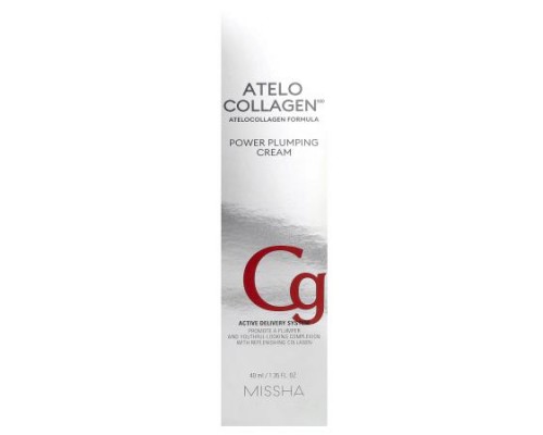 Missha, Atelo Collagen, Power Plumping Cream, 1.35 fl oz (40 ml) Missha, Atelo Collagen, Power Plumping Cream, 1.35 fl oz (40 ml)