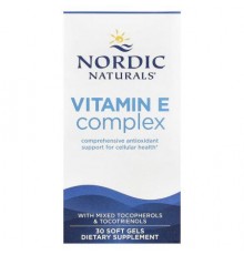 Nordic Naturals, Vitamin E Complex,  30 Soft Gels