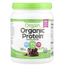 Orgain, Organic Protein™ Powder, Creamy Chocolate Fudge, 1.02 lb (462 g)
