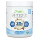 Orgain, Simple, Plant Protein Powder, Creamy Vanilla, 20 oz (567 g)