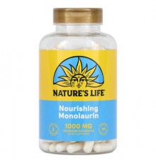 Nature's Life, Nourishing Monolaurin, 180  Capsules (500 mg per Capsule)