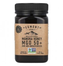 Egmont Honey, Multifloral Manuka Honey, Raw And Unpasteurized, MGO 50+, 17.6 oz (500 g)