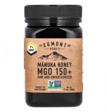 Egmont Honey, Manuka Honey, Raw And Unpasteurized, UMF 7+, MGO 150+, 17.6 oz (500 g)