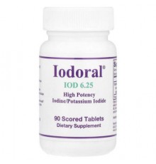 Optimox, Iodoral®, IOD, High Potency, 6.25 mg, 90 Scored Tablets