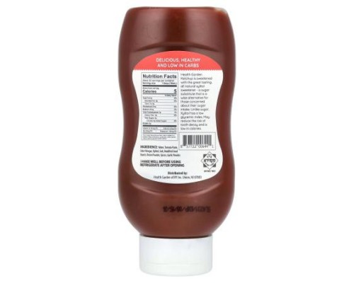 Health Garden, Ketchup, Sugar Free, 16 fl.oz. (473 ml) Health Garden, Ketchup, Sugar Free, 16 fl.oz. (473 ml)