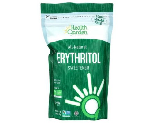 Health Garden, All-Natural Erythritol Sweetener, 1 lb (453 g) Health Garden, All-Natural Erythritol Sweetener, 1 lb (453 g)