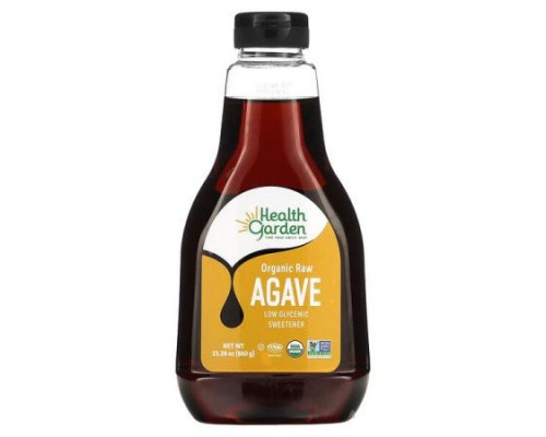 Health Garden, Organic Raw Agave, Low Glycemic Sweetener, 23.28 oz (660 g) Health Garden, Organic Raw Agave, Low Glycemic Sweetener, 23.28 oz (660 g)