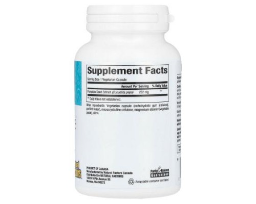 Natural Factors, WomenSense, BladderSense, 262 mg, 90 Vegetarian Capsules