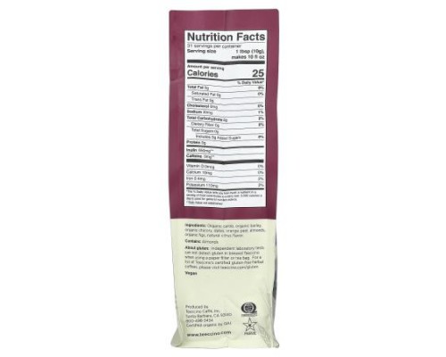 Teeccino, Chicory Herbal Coffee, Orange, Light Roast, Caffeine Free, 11 oz (312 g)