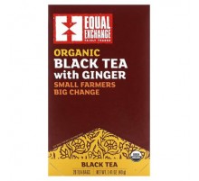 Equal Exchange, Organic Black Tea with Ginger, 20 Tea Bags, 1.41 oz (40 g)
