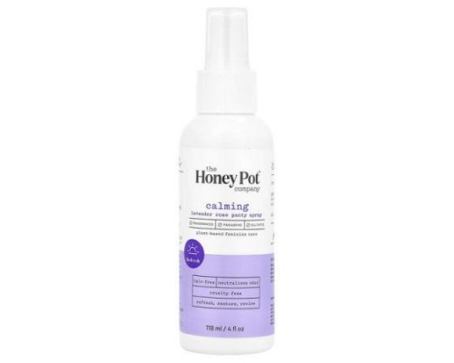 The Honey Pot Company, Panty Spray, Calming Lavender Rose, 4 fl oz (118 ml) The Honey Pot Company, Panty Spray, Calming Lavender Rose, 4 fl oz (118 ml)