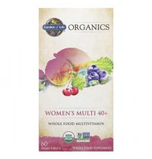 Garden of Life, Organics, Women's Multi 40+, 60 Vegan Tablets
