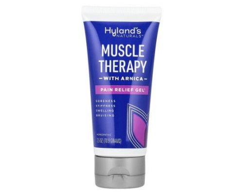 Hyland's Naturals, Muscle Therapy with Arnica, Pain Relief Gel, 2.5 oz (70.9 g)