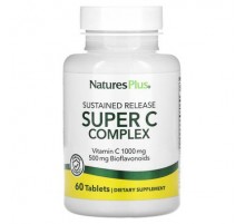 NaturesPlus, Sustained Release Super C Complex, 60 Tablets