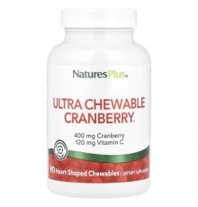 NaturesPlus, Ultra Chewable Cranberry®, 90 Heart-Shaped Chewables