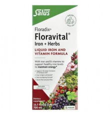 Floradix, Floravital® Iron + Herbs, 23.7 fl oz (700 ml)