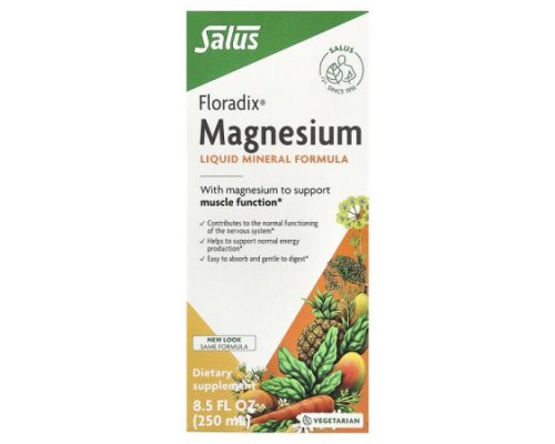Floradix, Floradix®, Magnesium, Liquid Mineral Formula, 8.5 fl oz (250 ml)