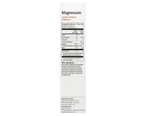 Floradix, Floradix®, Magnesium, Liquid Mineral Formula, 8.5 fl oz (250 ml)