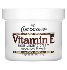 Cococare, Vitamin E Moisturizing Cream, 4 oz (110 g)