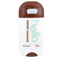 Hello, 24 Hr Deodorant with Shea Butter, Sweet Coconut, 2.6 oz (73 g)