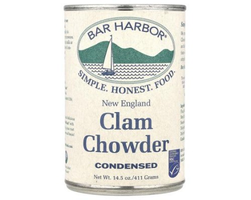 Bar Harbor, New England Clam Chowder, Condensed, 14.5 oz (411 g)