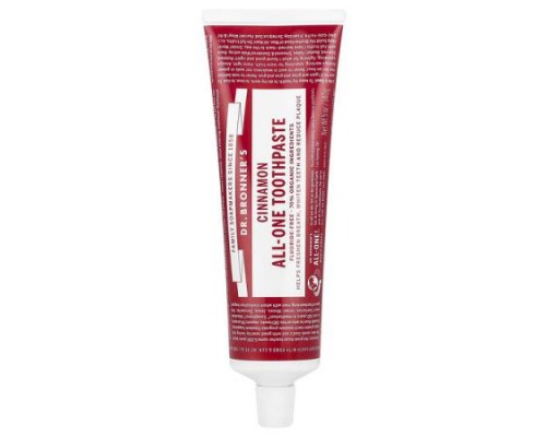 Dr. Bronner's, All-One Toothpaste, Cinnamon, 5 oz (140 g) Dr. Bronner's, All-One Toothpaste, Cinnamon, 5 oz (140 g)