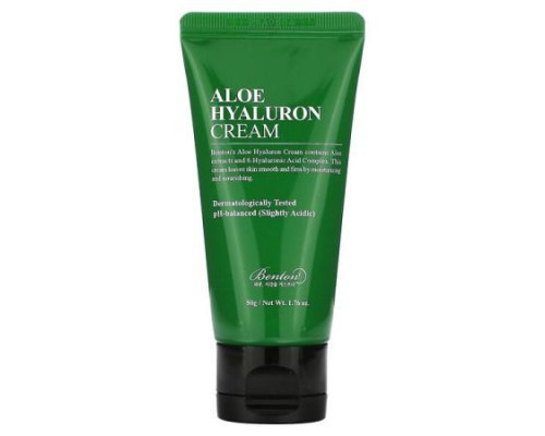 Benton, Aloe Hyaluron Cream, 1.76 oz (50 g) Benton, Aloe Hyaluron Cream, 1.76 oz (50 g)