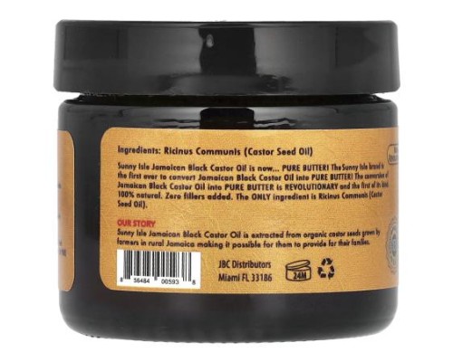 Sunny Isle, Jamaican Black Castor Oil, Pure Butter, 2 fl oz Sunny Isle, Jamaican Black Castor Oil, Pure Butter, 2 fl oz